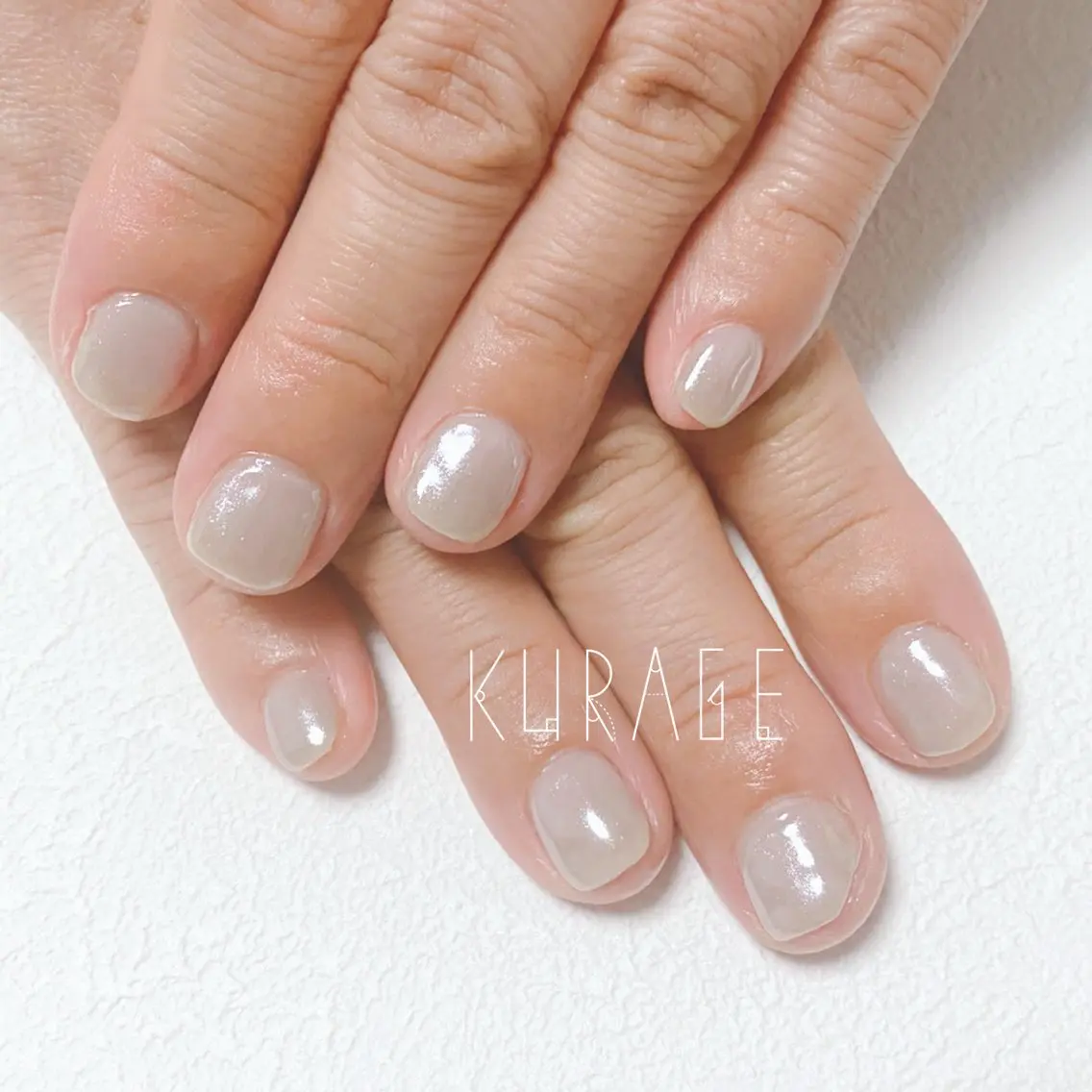ネイル オーロラネイル ハンドネイル private salon 海月のネイルデザイン