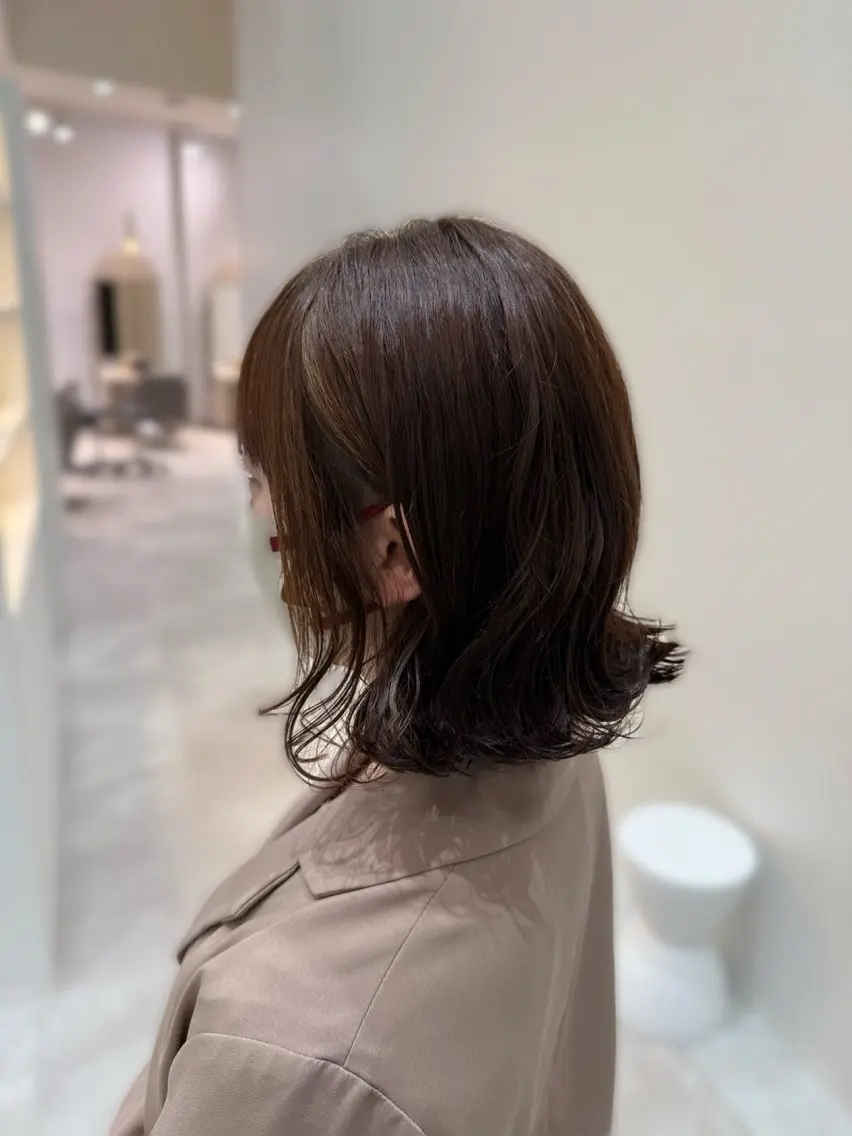 ショート パーマ パーマ 美髪矯正/艶カラー /RIKUのヘアスタイル