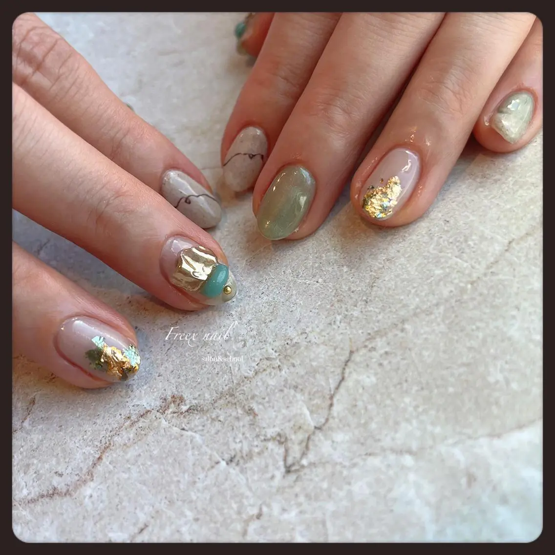 ネイル ニュアンスネイル ハンドネイル ハンドケア freex nail /ニュアンス/個性派のネイルデザイン