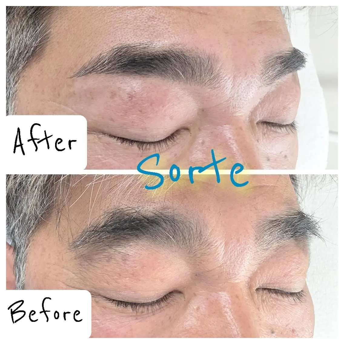 アイブロウ ワックス脱毛 眉カット eye salon sorteのマツエク・マツパデザイン