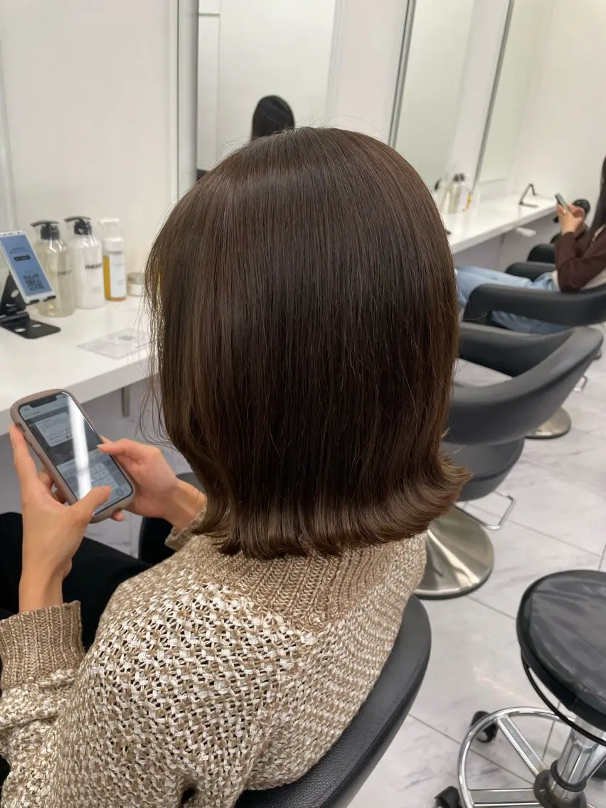 ショート カラー ヘアアレンジ ヘアカラー トリートメント ヘアセット 💗横浜美容室 💗HARUNAのヘアスタイル