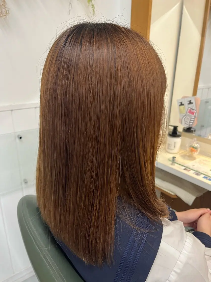 セミロング カット 🌼西島 彩香🌼のヘアスタイル