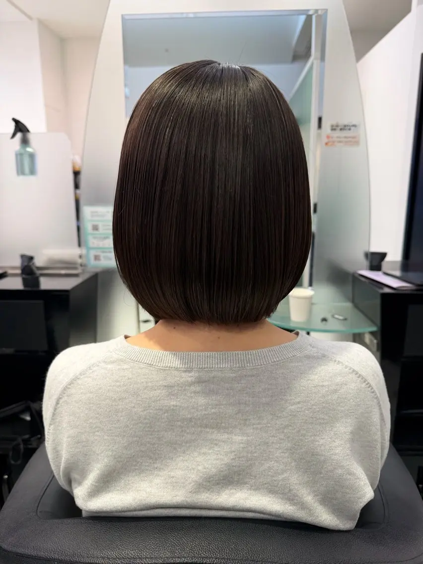 ミディアム ボブ 💜saki 💜のヘアスタイル