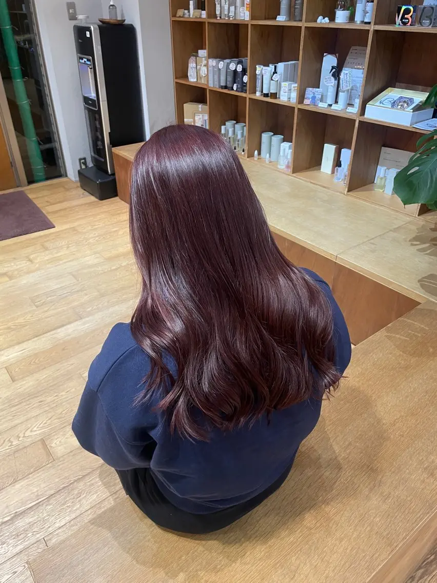 ロング カット ヘアカラー トリートメント 縮毛矯正/レイヤー 🌙児玉光瑠のヘアスタイル