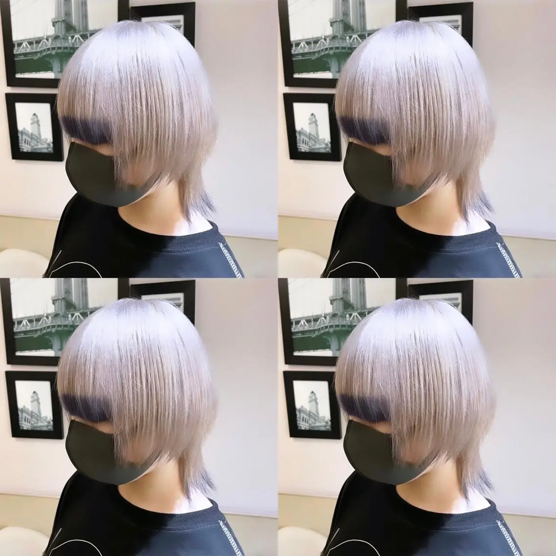 ショート カラー ブルーカラー 🌟トップデザイナー 高橋🌟のヘアスタイル