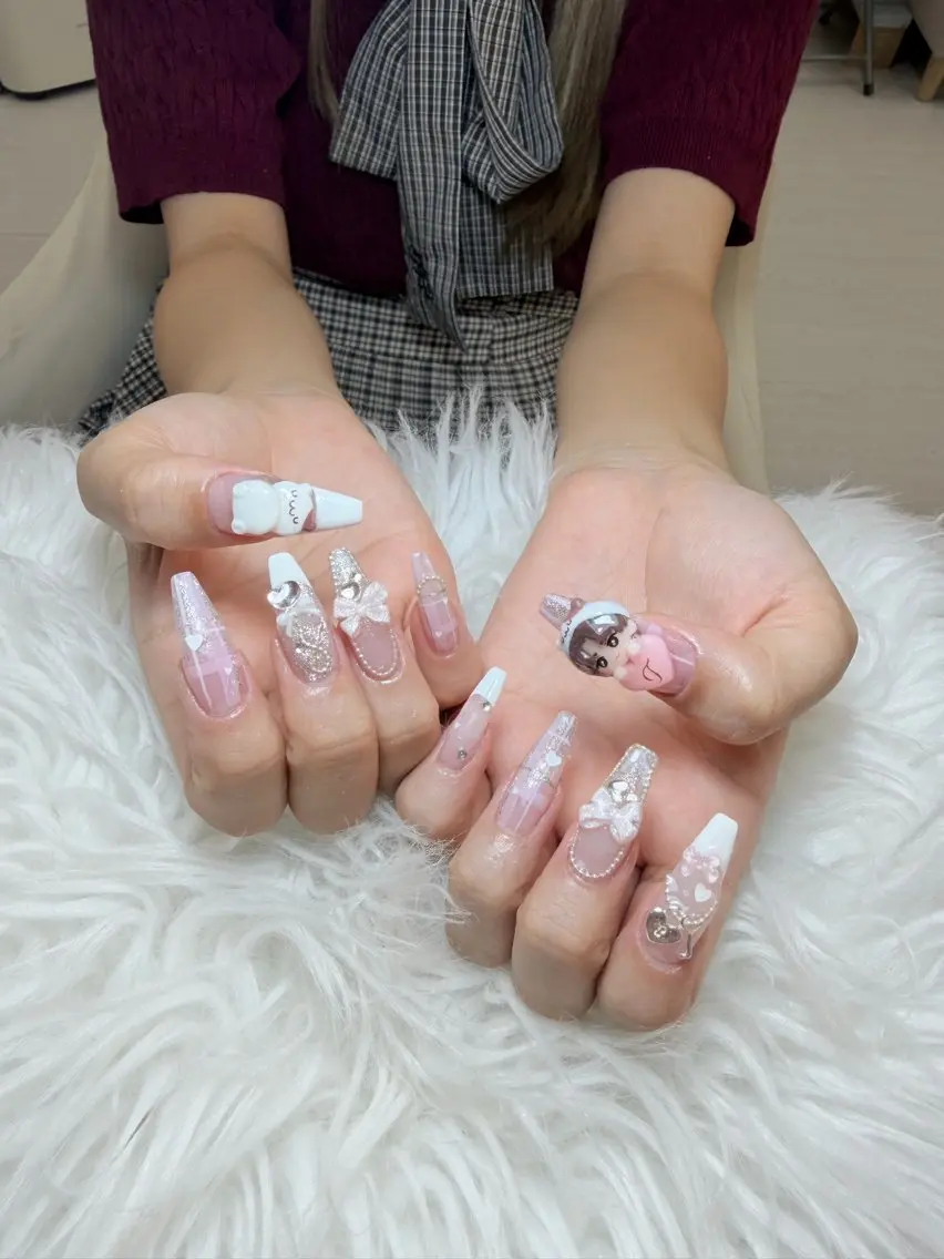 ネイル Anh ゴテゴテネイルのネイルデザイン