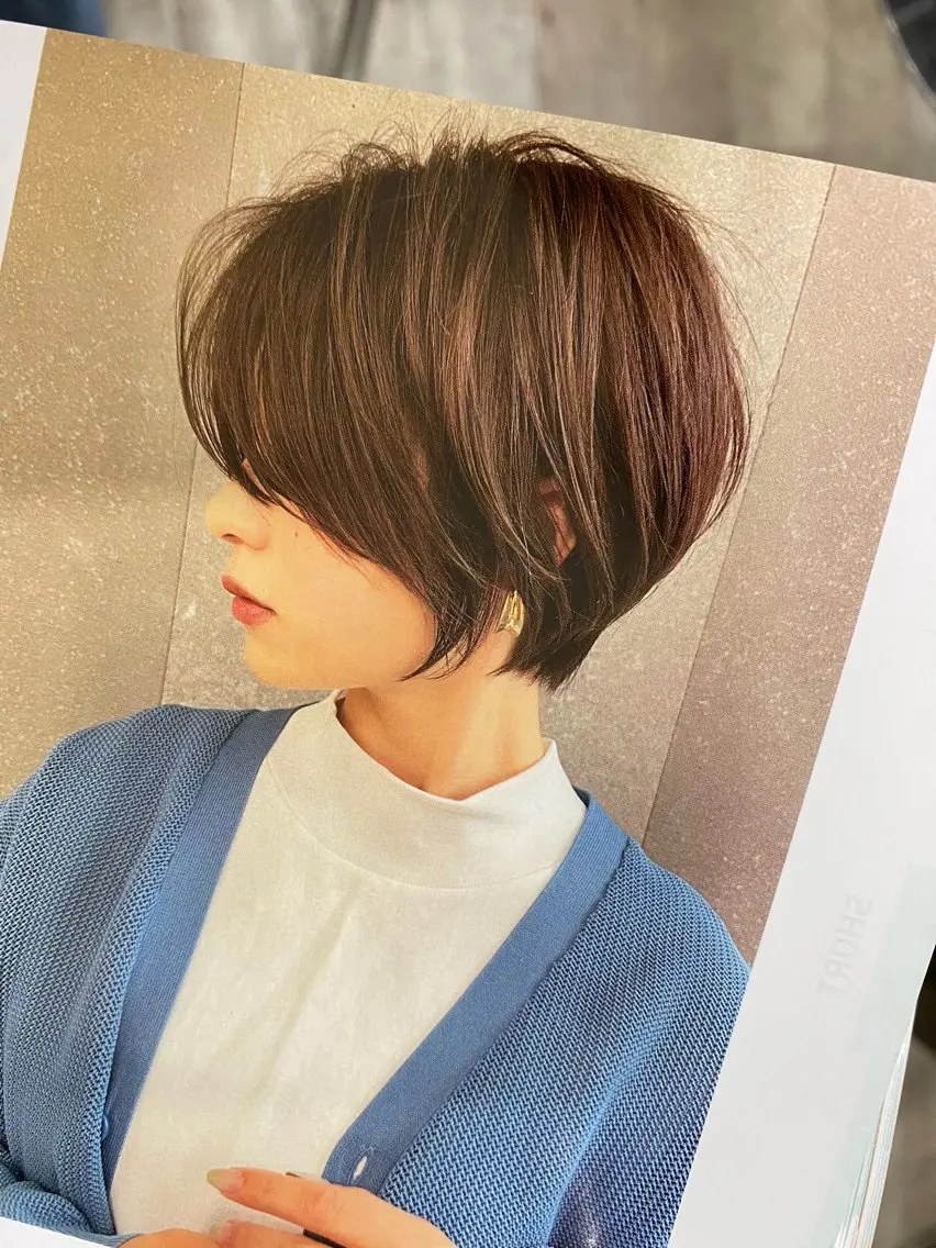 ショート 甲斐美月 /Jr.スタイリストのヘアスタイル