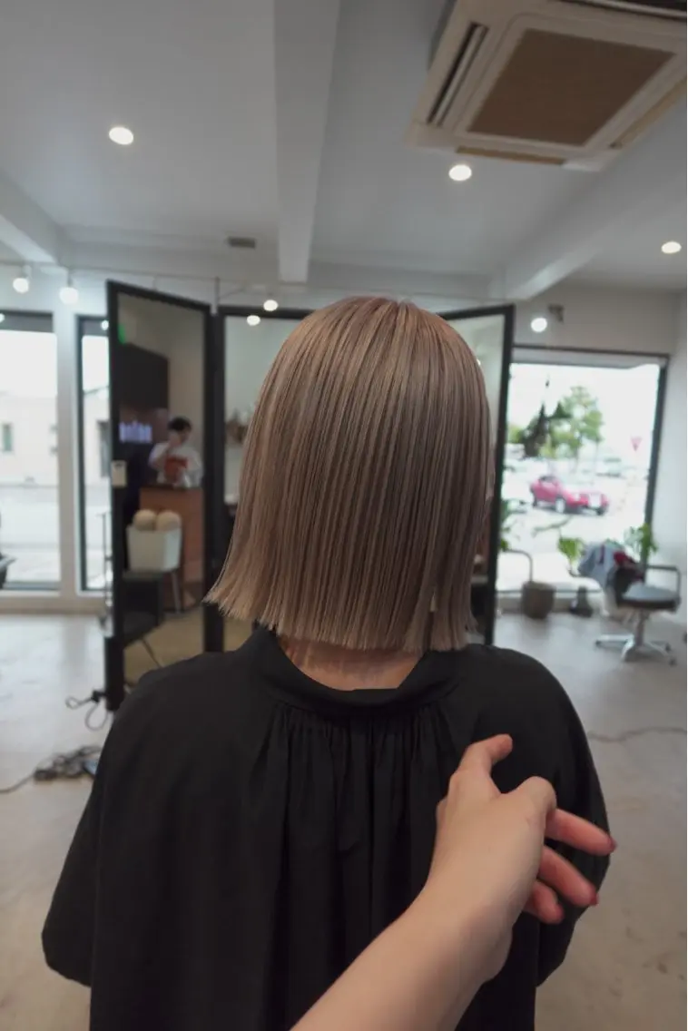 ショート カラー キヨハラ リコのヘアスタイル