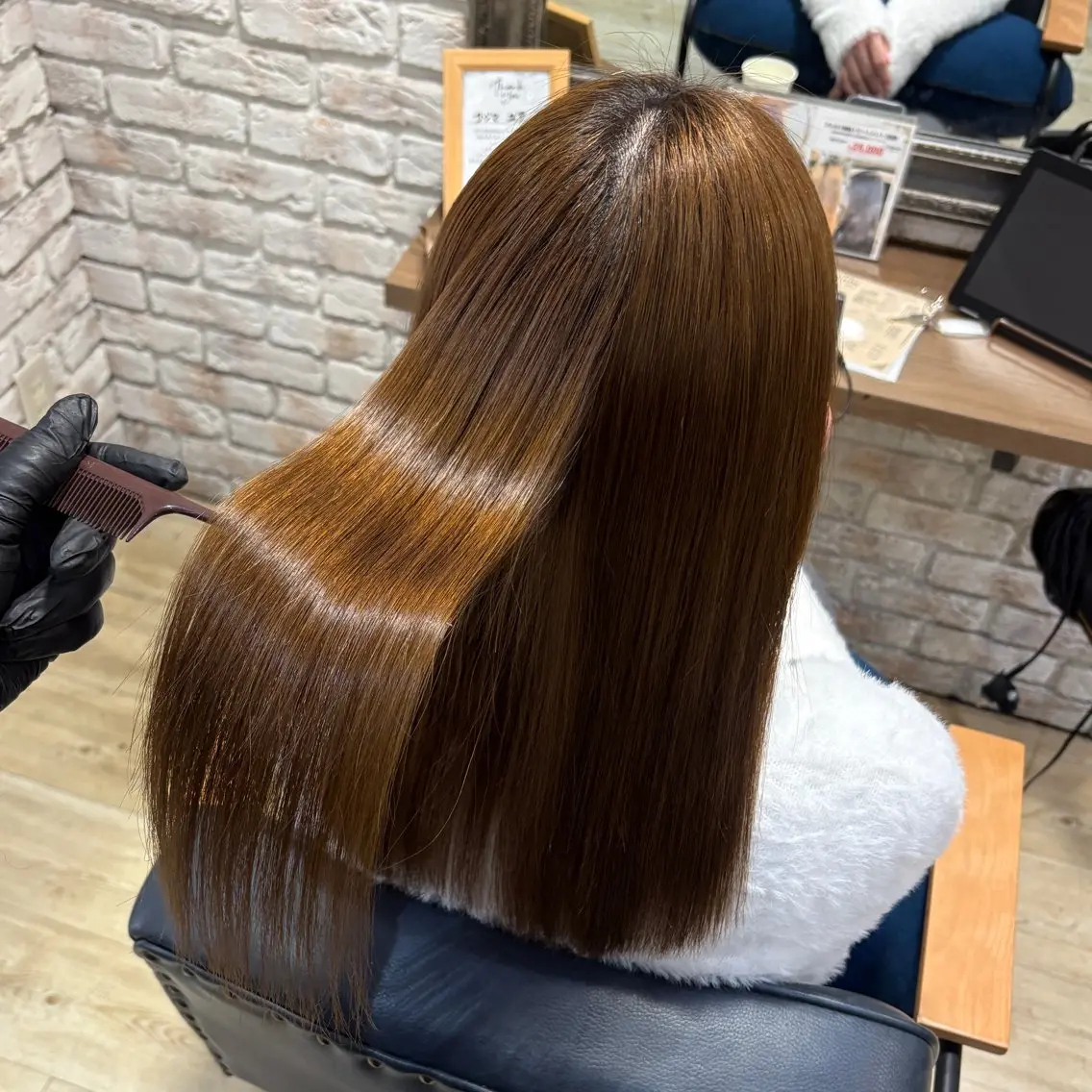 ロング カラー カット ヘアカラー トリートメント 髪質改善/縮毛矯正 💜COCORO💜のヘアスタイル