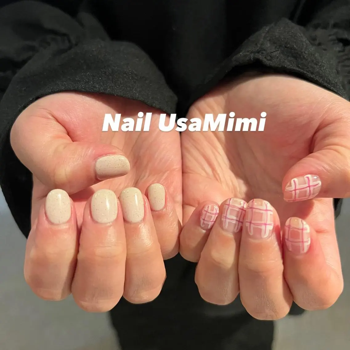 ネイル フットネイル ジェルネイル キラキラネイル マグネットネイル 持ち込み 本町ネイルNail UsaMimiのネイルデザイン