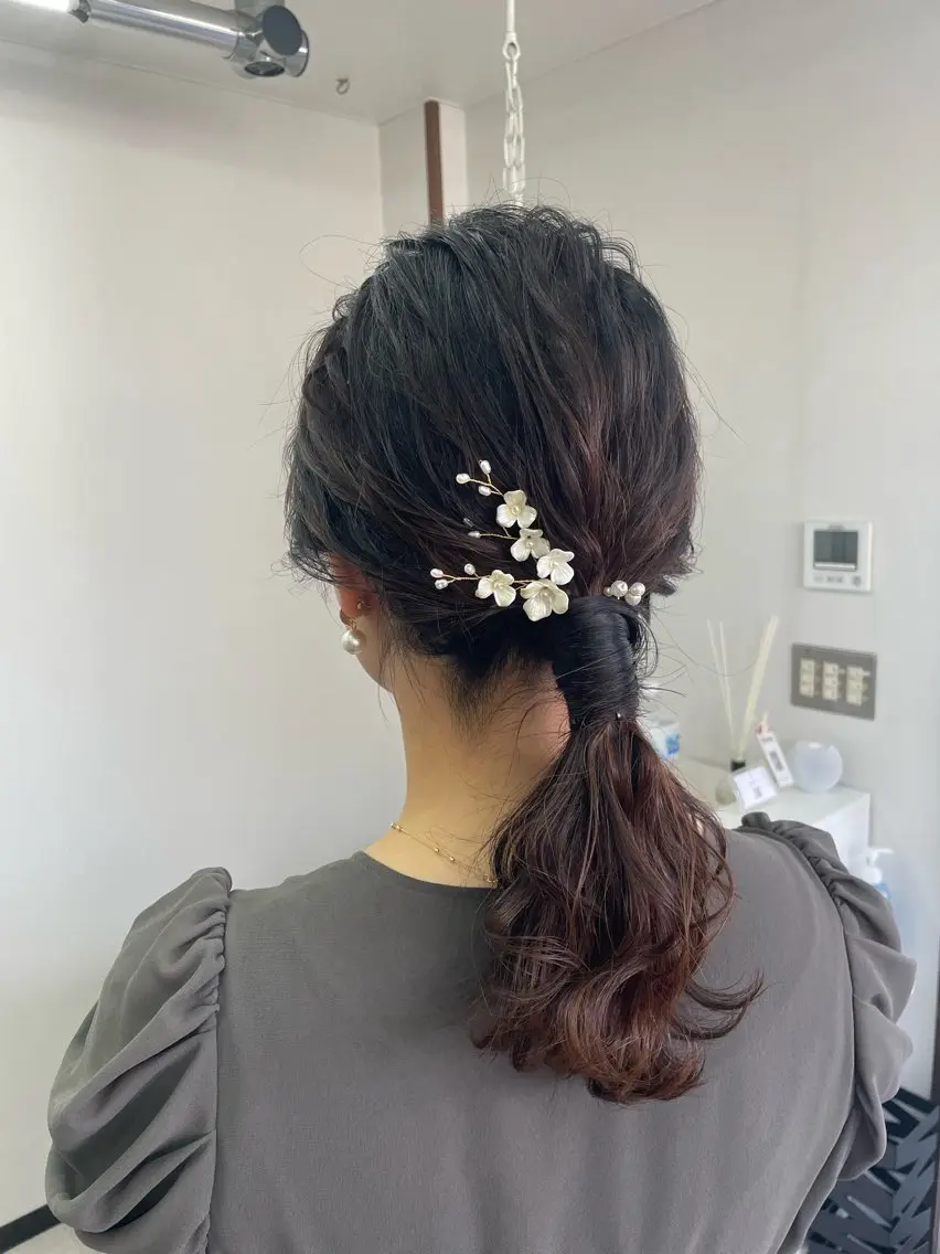 ヘアアレンジ オノ アカネのヘアスタイル