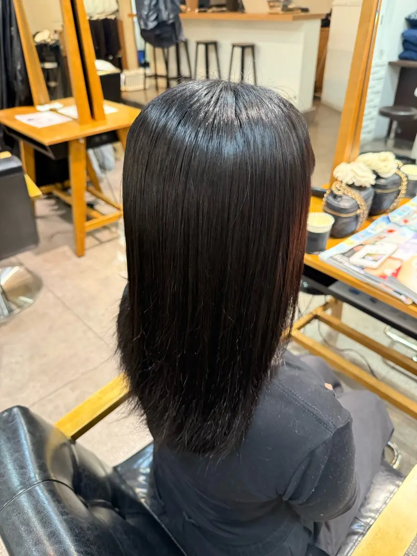ミディアム カラーモデル募集中 陽奈のヘアスタイル