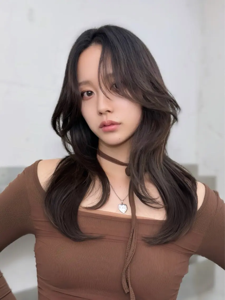 セミロング カラー ヘアセット 🦋韓国系指名No1 店長/圓山 祐也🦋のヘアスタイル