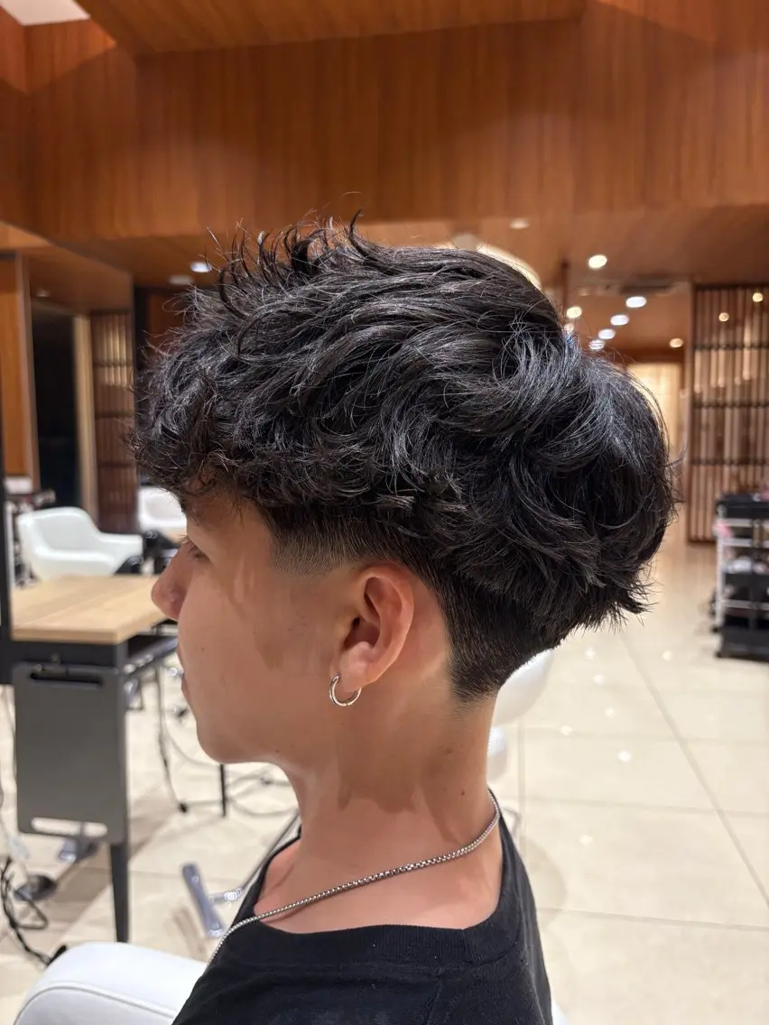 パーマ カット パーマ 加藤 優輝のヘアスタイル
