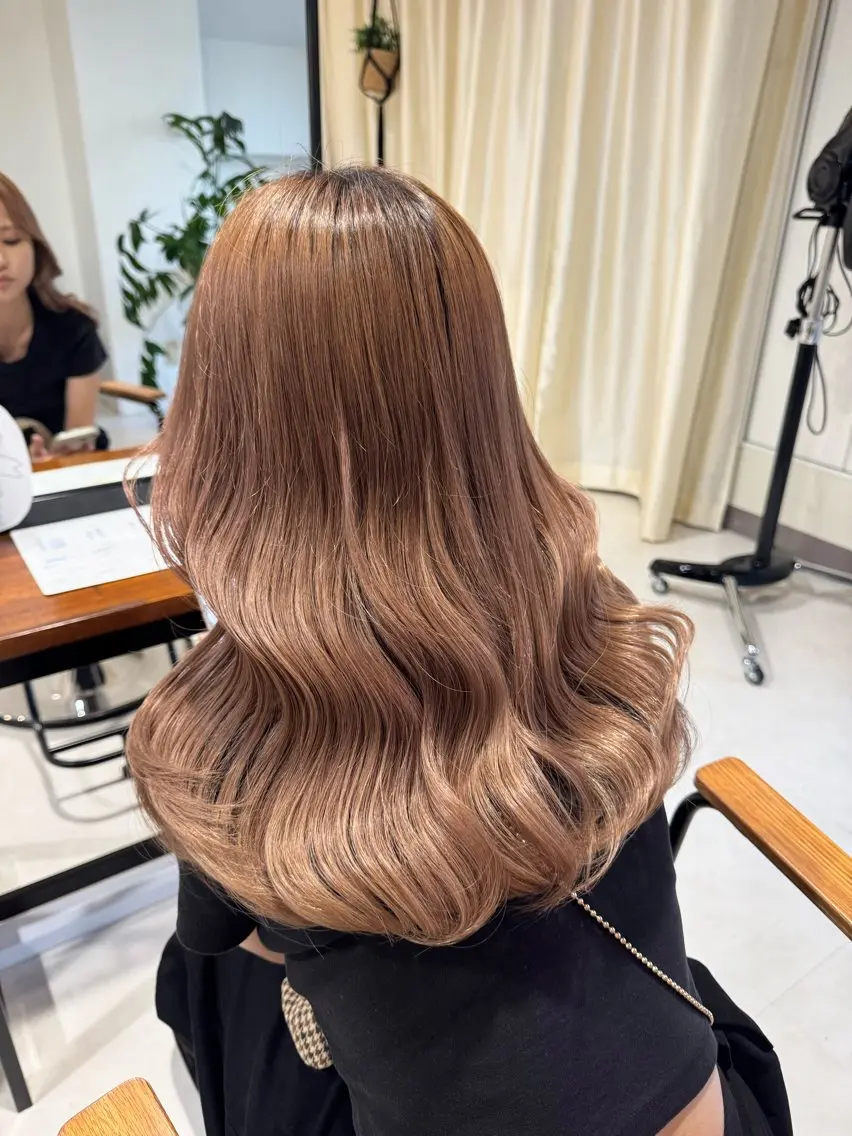 ロング カラー カット ヘアカラー amoretto _kokoroのヘアスタイル