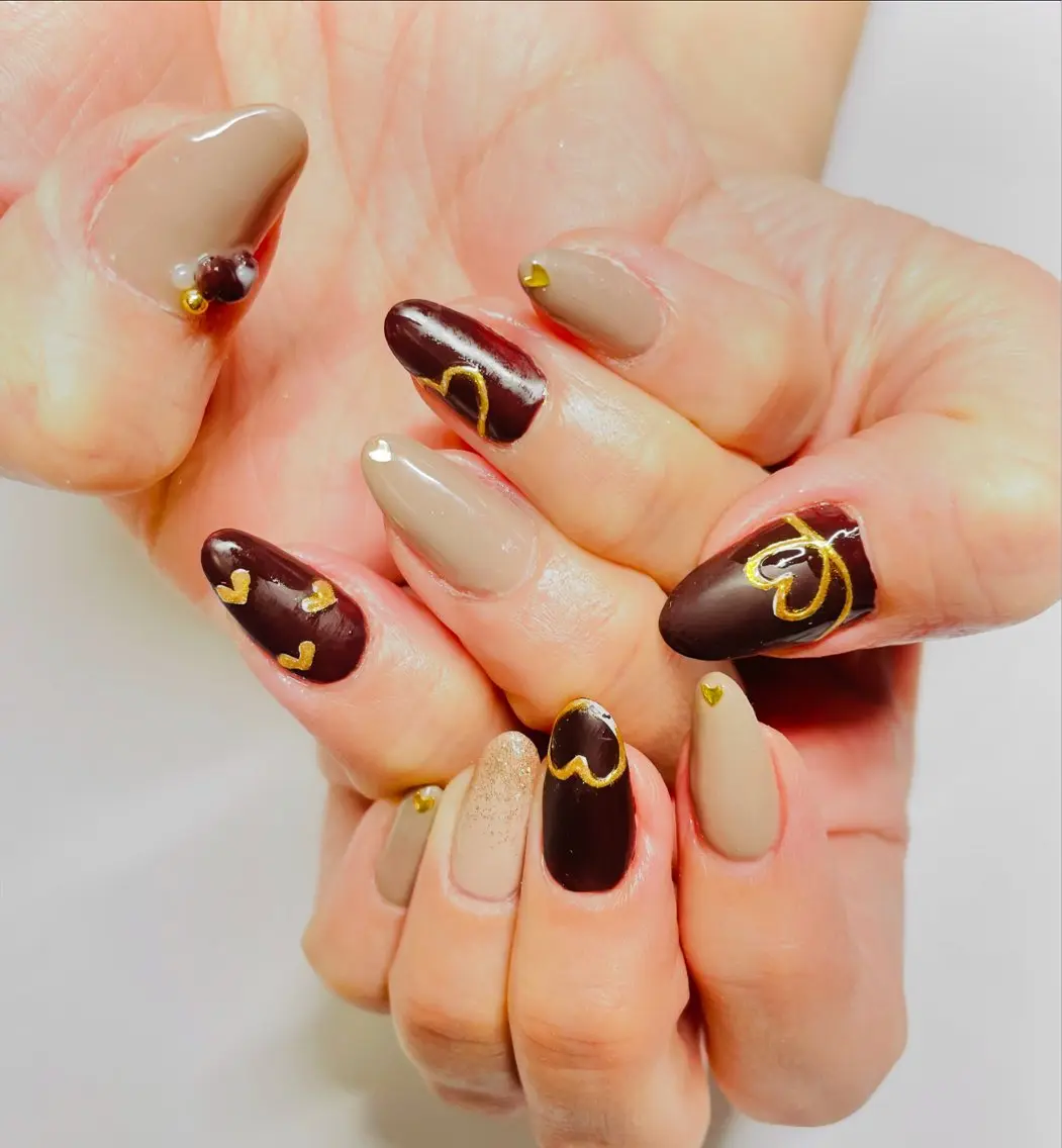 ネイル バレンタイン koto nailsのネイルデザイン