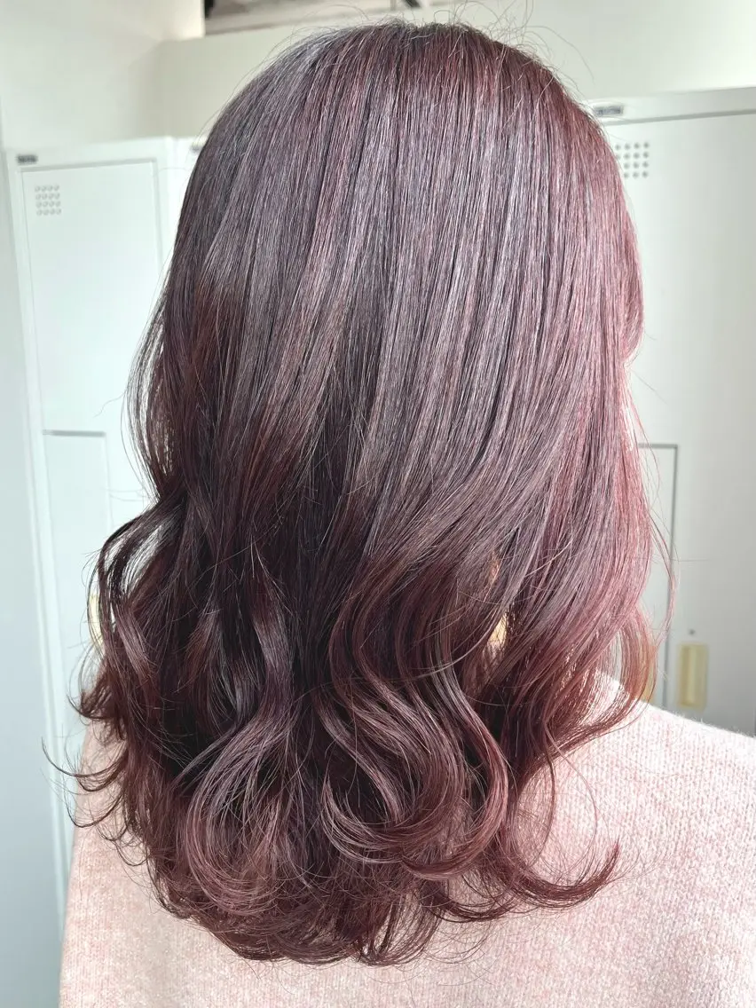 ミディアム カラー トリートメント カット ヘアカラー トリートメント ERI ☆のヘアスタイル