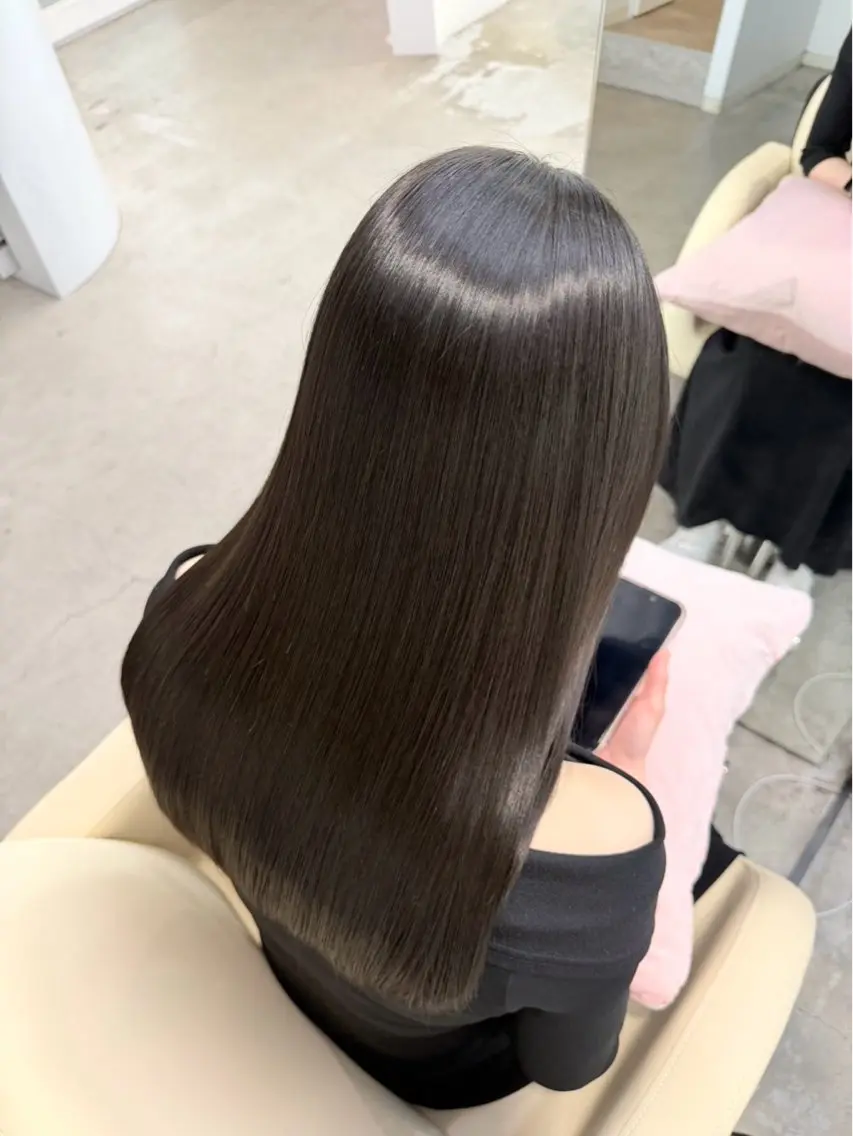 🌿髪質改善カラーモデルの写真