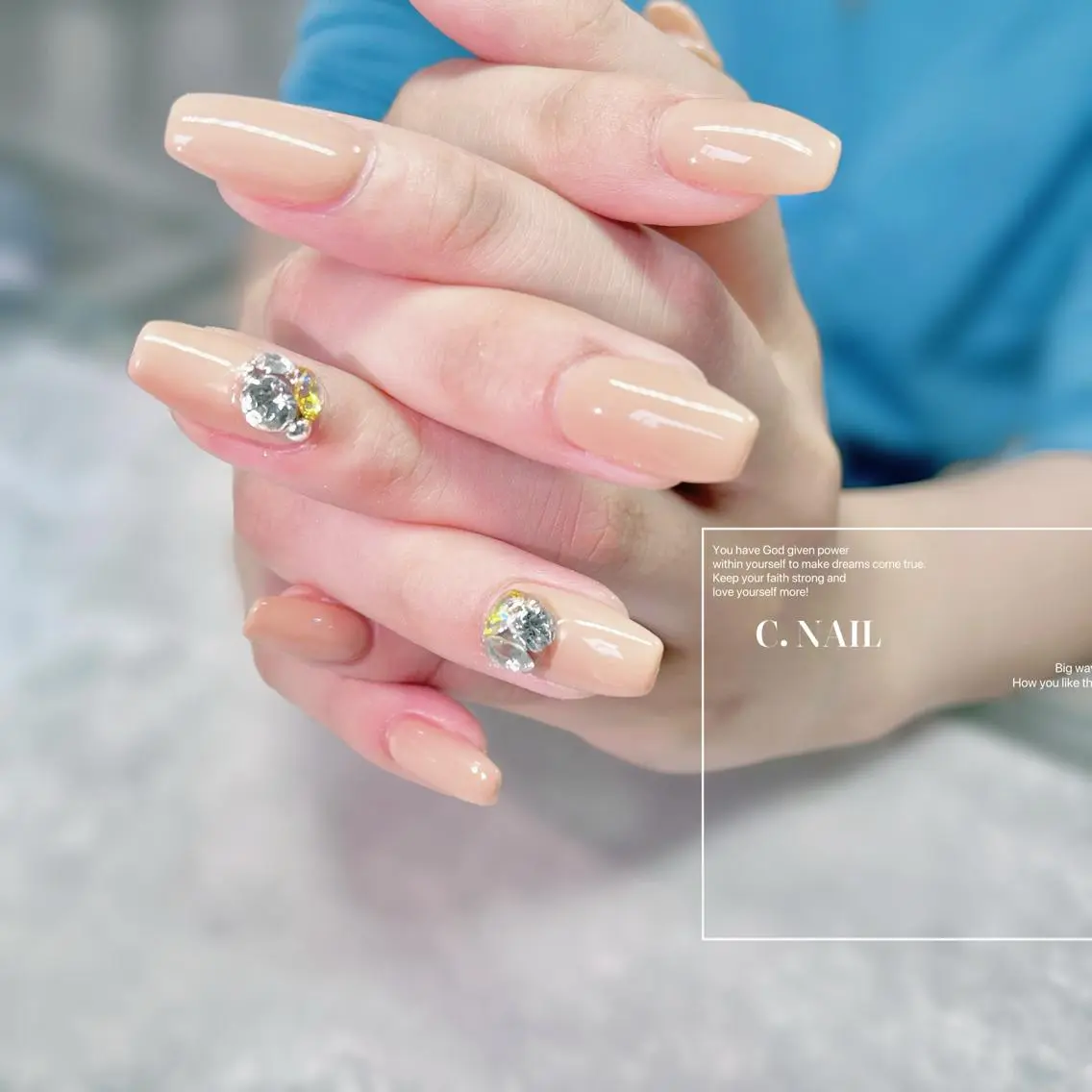 ネイル チークネイル フットネイル フレンチネイル ジェルネイル グラデーション C.Nail &Eyeのネイルデザイン