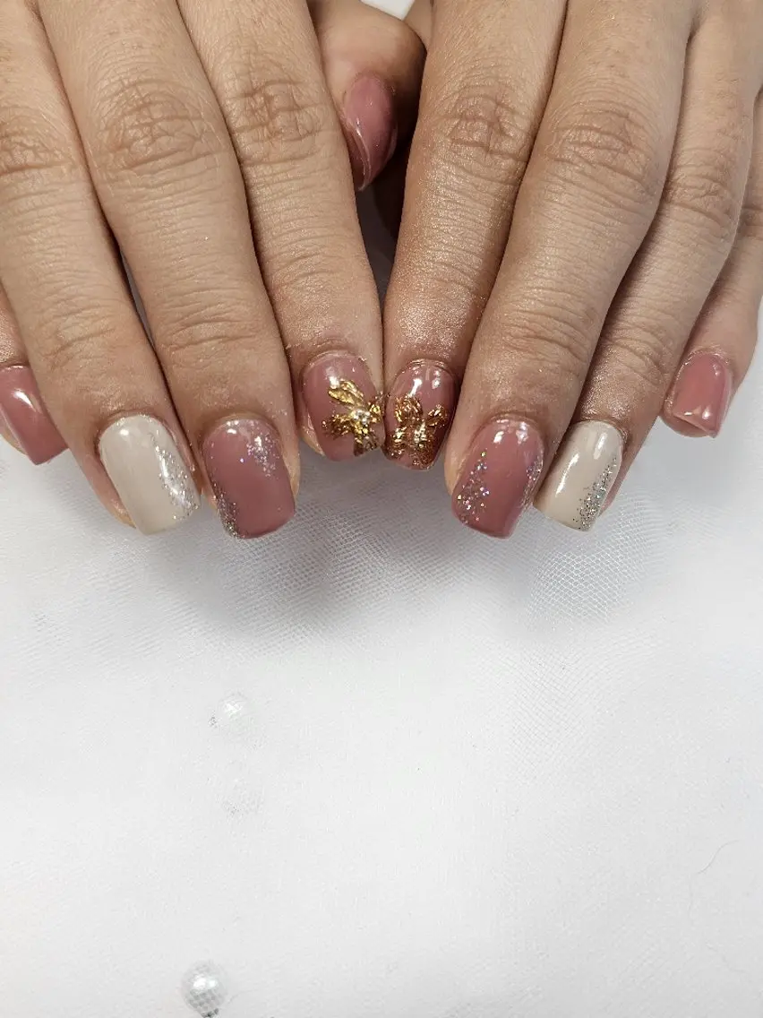 ネイル ピンク Viva Nail 堺区自宅ネイルサロンのネイルデザイン