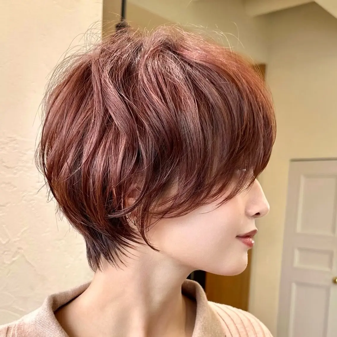 【🌻7月限定クーポン🌻】ショートカット+ワンカールパーマの写真