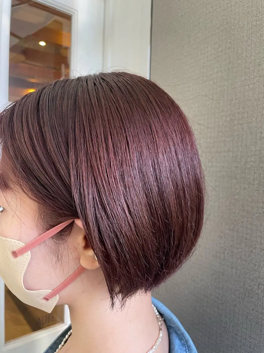 ブリーチなしダブルカラーの写真