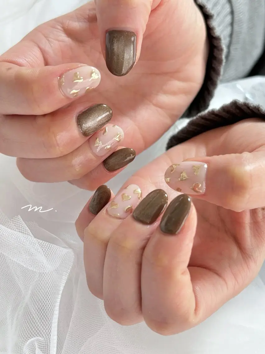 ネイル マグネットネイル ハンドネイル Mare nailのネイルデザイン