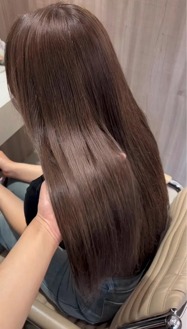 ミディアム カラー ヘアアレンジ メンズ 透明感×艶髪 🫒maki🎀のヘアスタイル