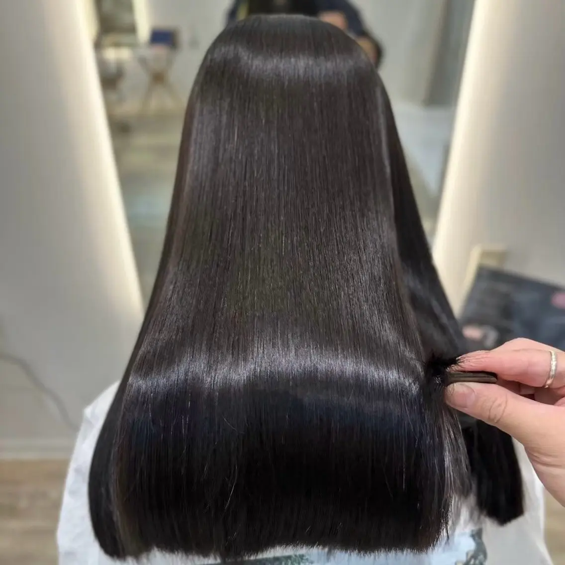 ロング 縮毛矯正 透明感カラー💫 Katsukiのヘアスタイル