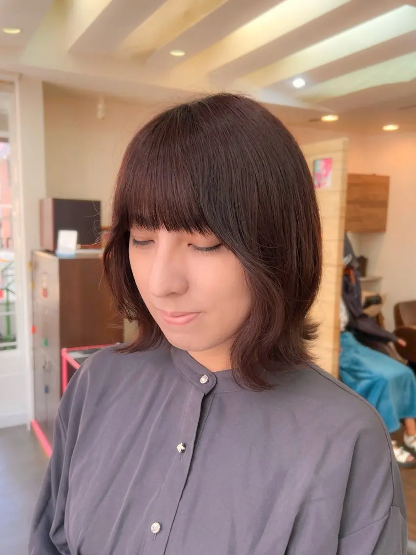 ミディアム ✅似合わせ レイヤーカット梅澤徹のヘアスタイル
