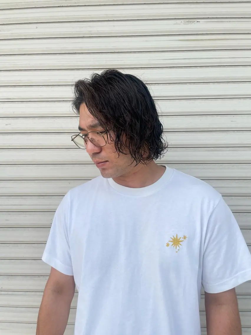 ミディアム 星野 義樹のヘアスタイル