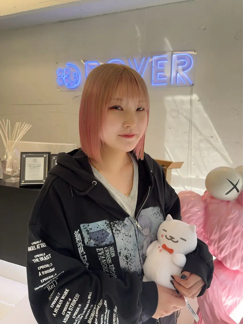 ミディアム カラー ヘアカラー トリートメント ミユル/ 盛れるエクステ🎀✨のヘアスタイル