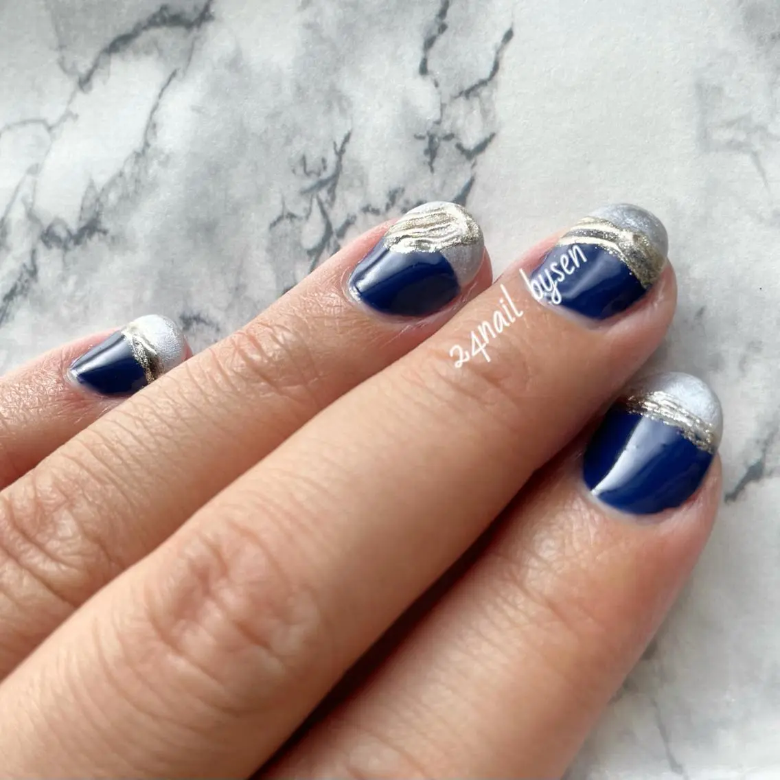 ネイル 長さ出し ニュアンスネイル Atelier by 24nail/Ayaのネイルデザイン