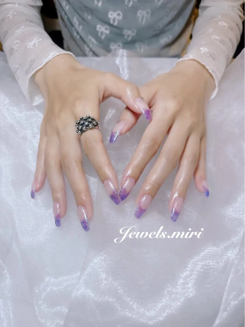 ネイル グラデーション ラメ(グリッター) ラメグラデーション ネイルサロン Jewels Mのネイルデザイン