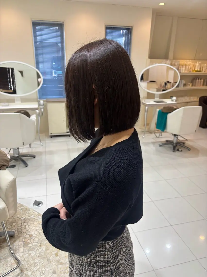 縮毛矯正の写真