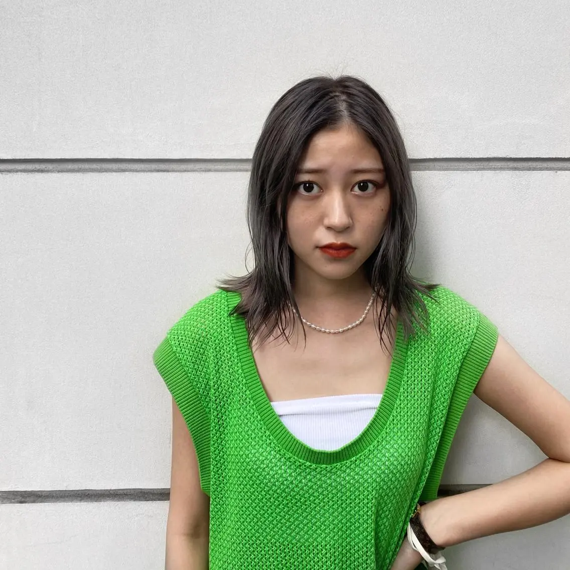 ミディアム ヘアカラー ichikawa kaitoのヘアスタイル