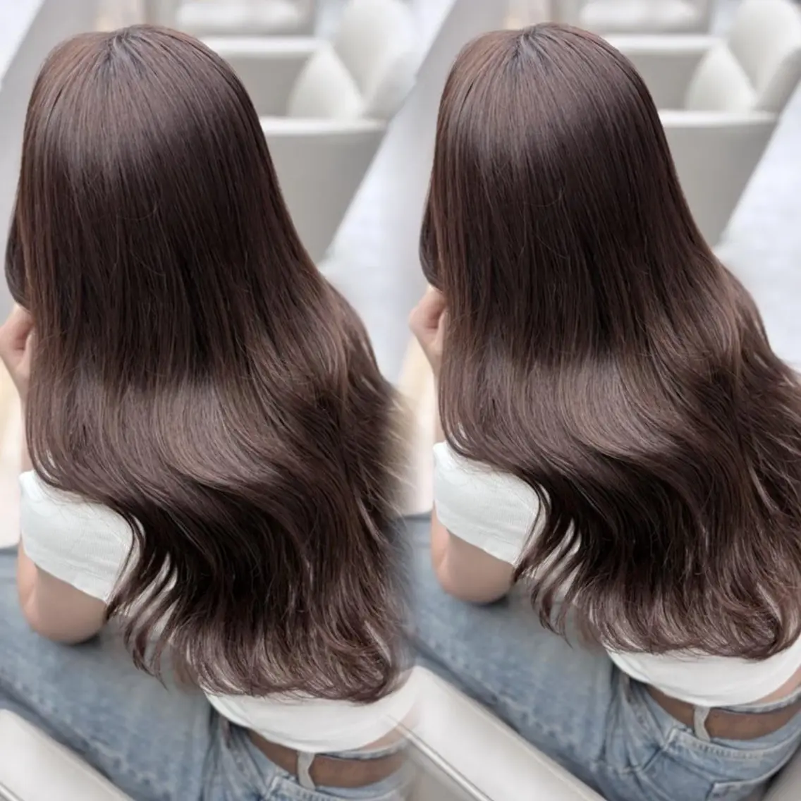 ロング ヘアカラー トリートメント 透明感/艶カラー 🎀Kanonのヘアスタイル