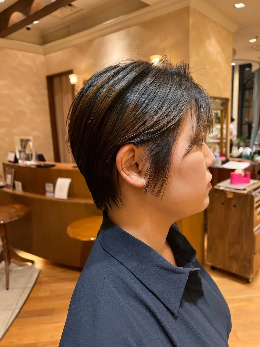 ショート 村中 逸紀のヘアスタイル