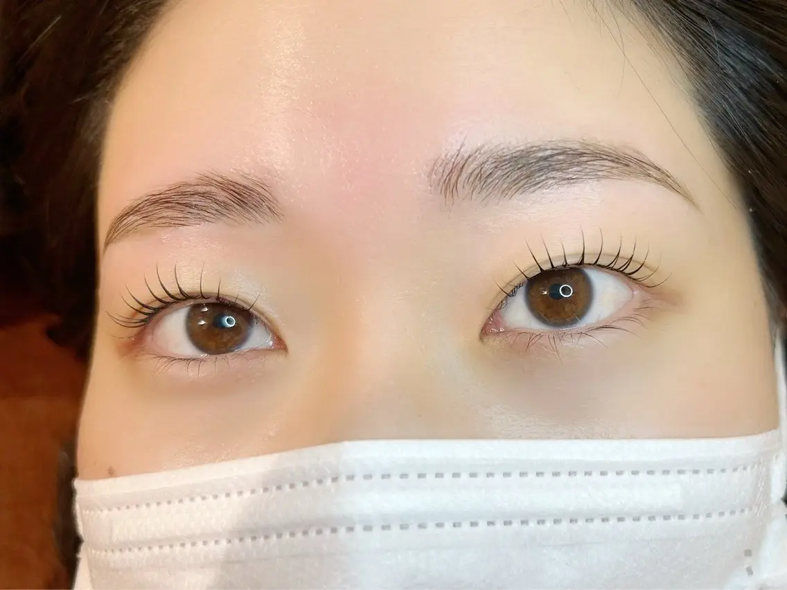 50種類の形から似合わせ🌟まつ毛パーマ🌟＋アイシャンプー＋コーティング付きの写真
