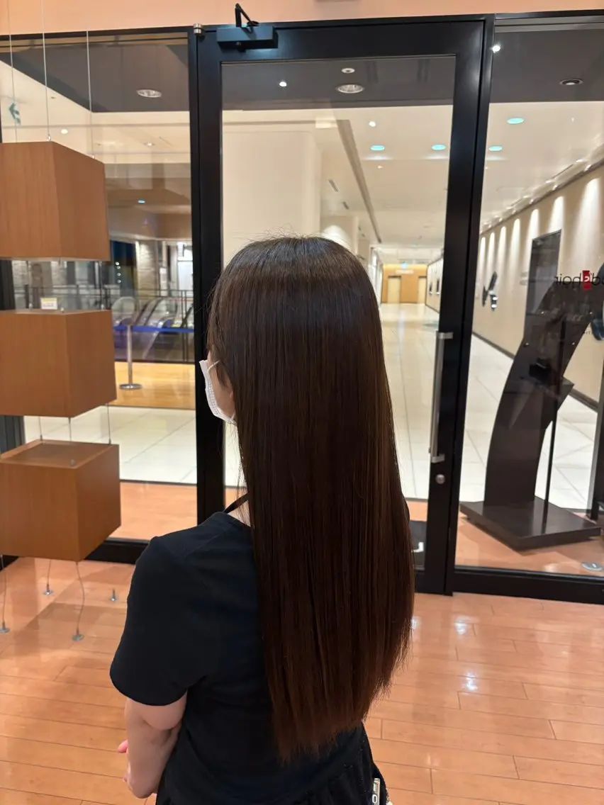 ロング カラー ヘアカラー ヘッドスパ 伊藤 あいのヘアスタイル