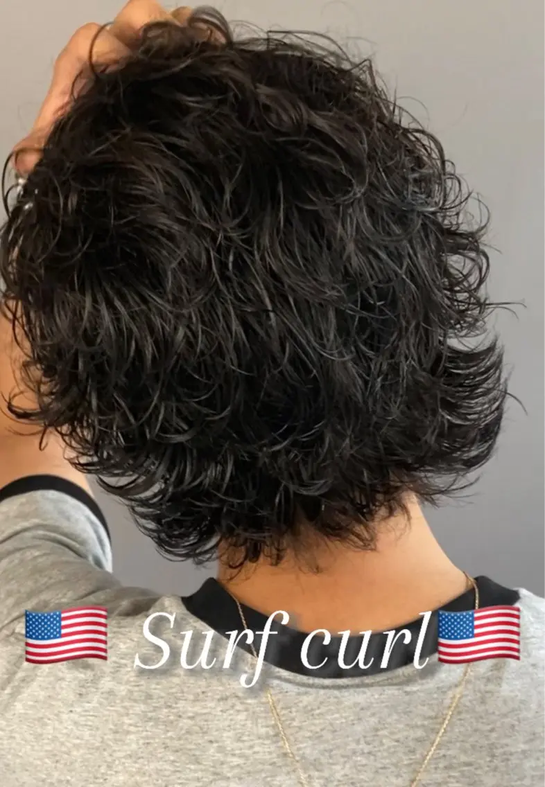 漢受け✨4月、5月平日限定✨メンズカット+グランジorサーフカール🏄♂️の写真