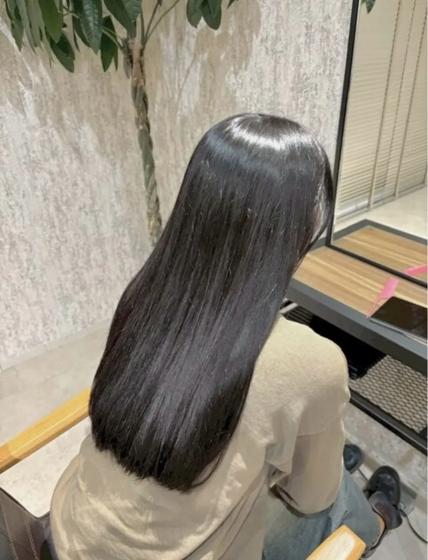ブリーチなしワンカラーの写真