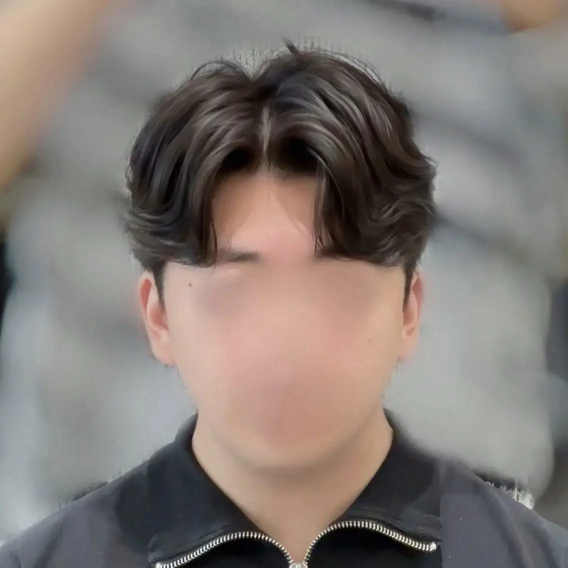 メンズ韓国風！カット、パーマの写真