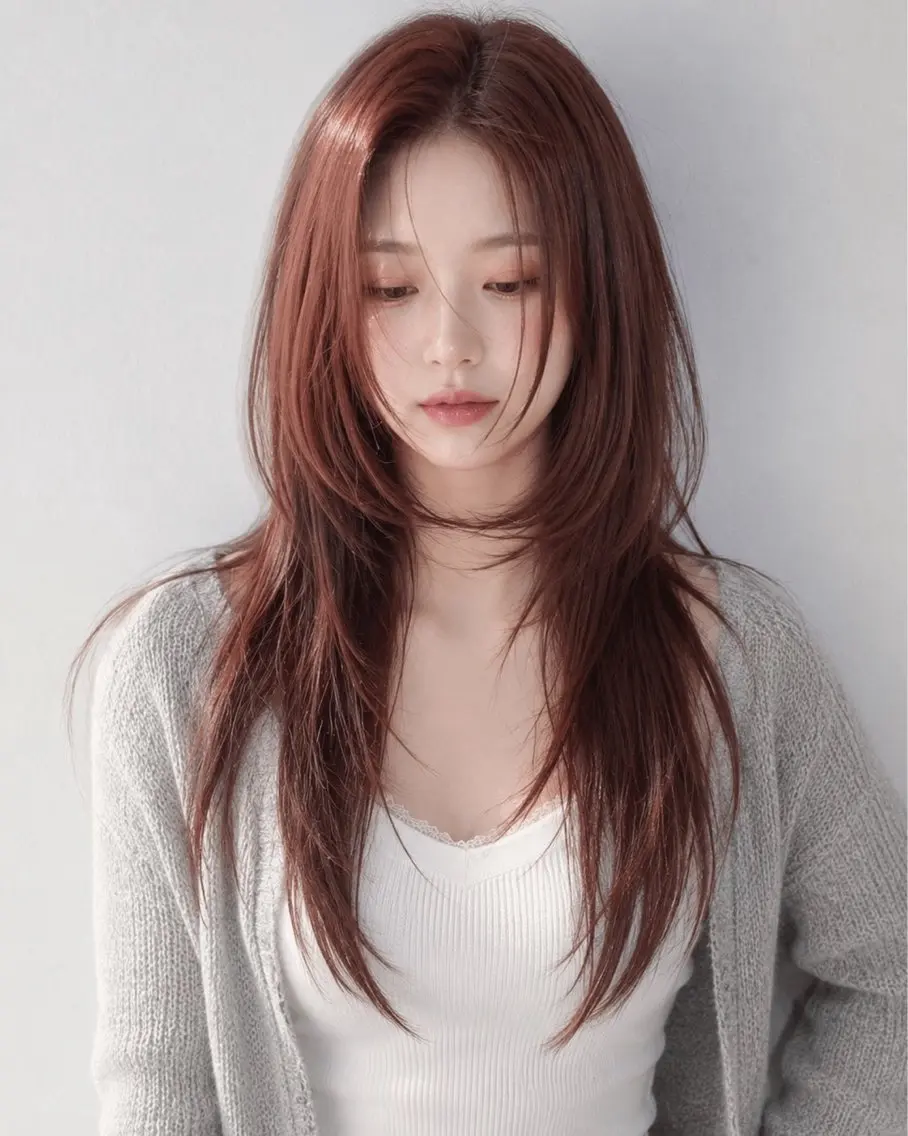 ロング カラー ショートボブ アッシュ アッシュグレー バレイヤージュ ミストバング カット ヘアカラー トリートメント ウルフカット 811 大阪梅田 ウルフのヘアスタイル