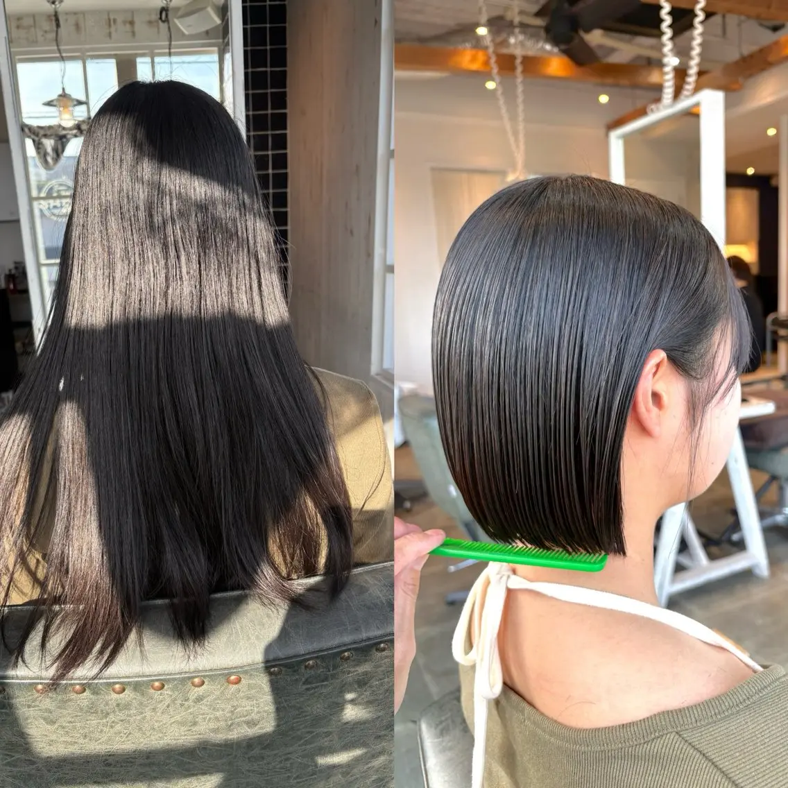 ショート ボブ カット トリートメント 🍃ボブ&ショート 特化🍃髪質改善🍃のヘアスタイル