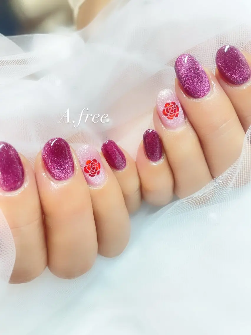 ネイル ジェルネイル A.free✧*｡ アレルギー対応✧*｡のネイルデザイン