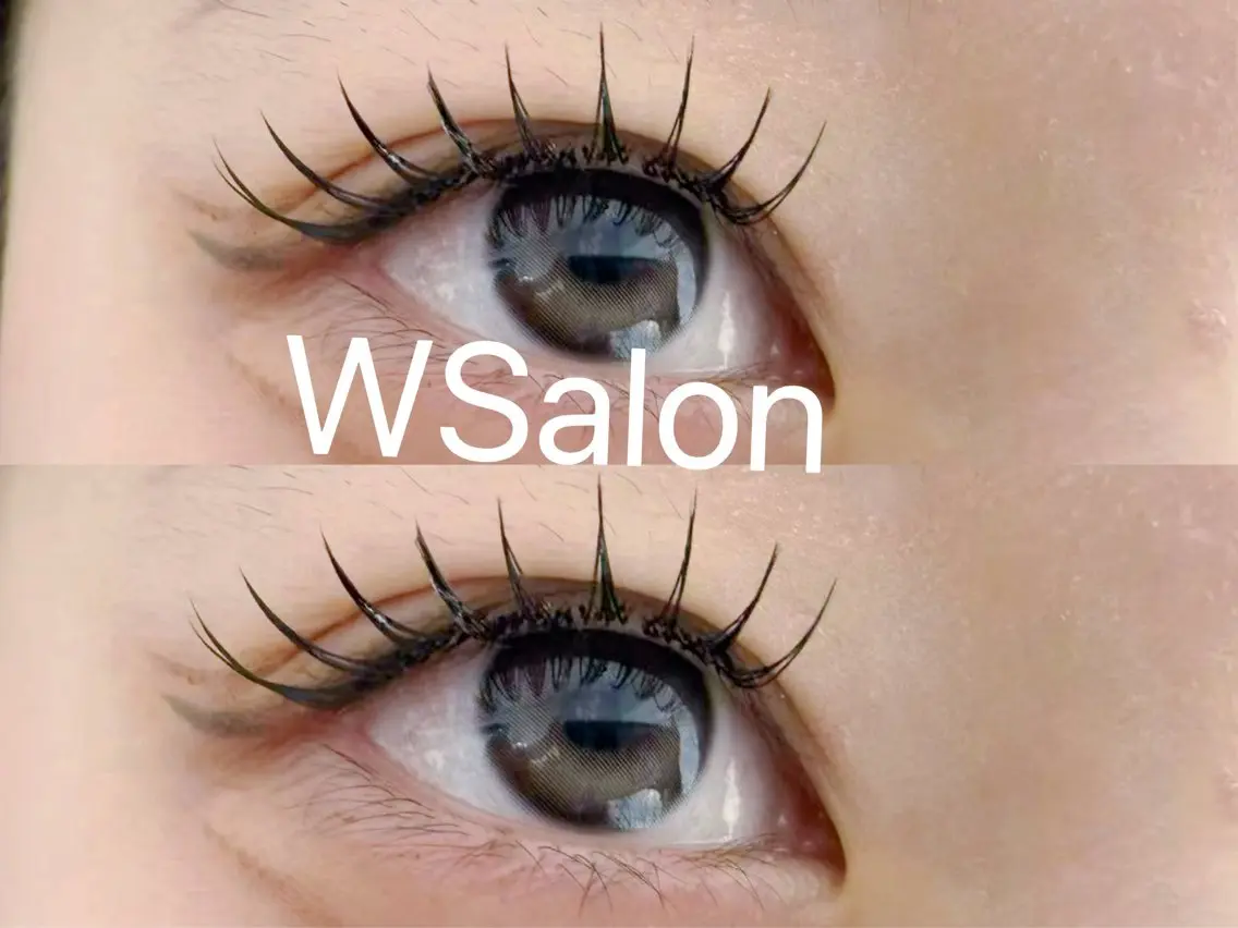 マツエク・マツパ 付け放題 バインドロック カラーマツエク フラットラッシュ 韓国風マツエク W Salon アイラッシュのマツエク・マツパデザイン