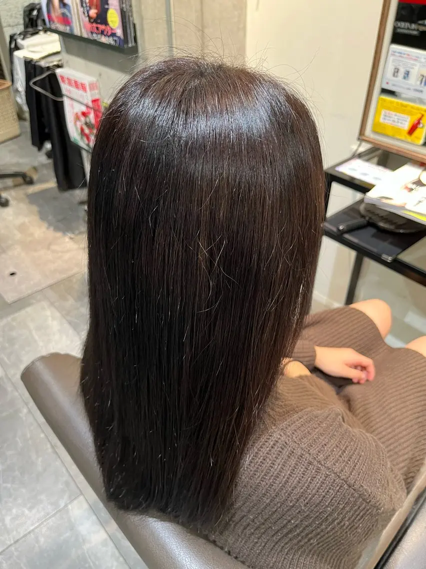 ロング カラー ブラウンカラー 🔥坂本 リョウ🔥のヘアスタイル