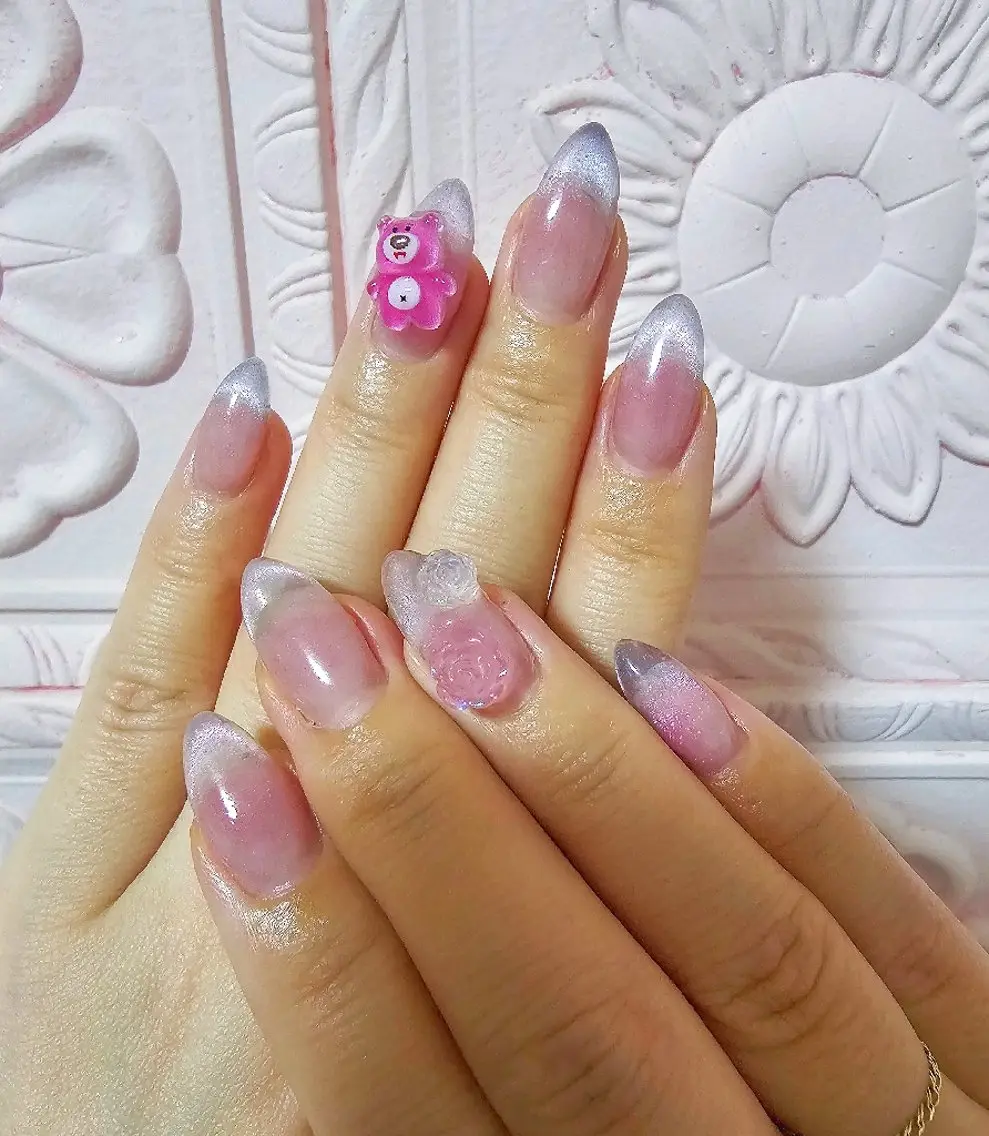 期間限定【オフ込み】パーツ4本まで💝ラインストーン付定額コース✨の写真
