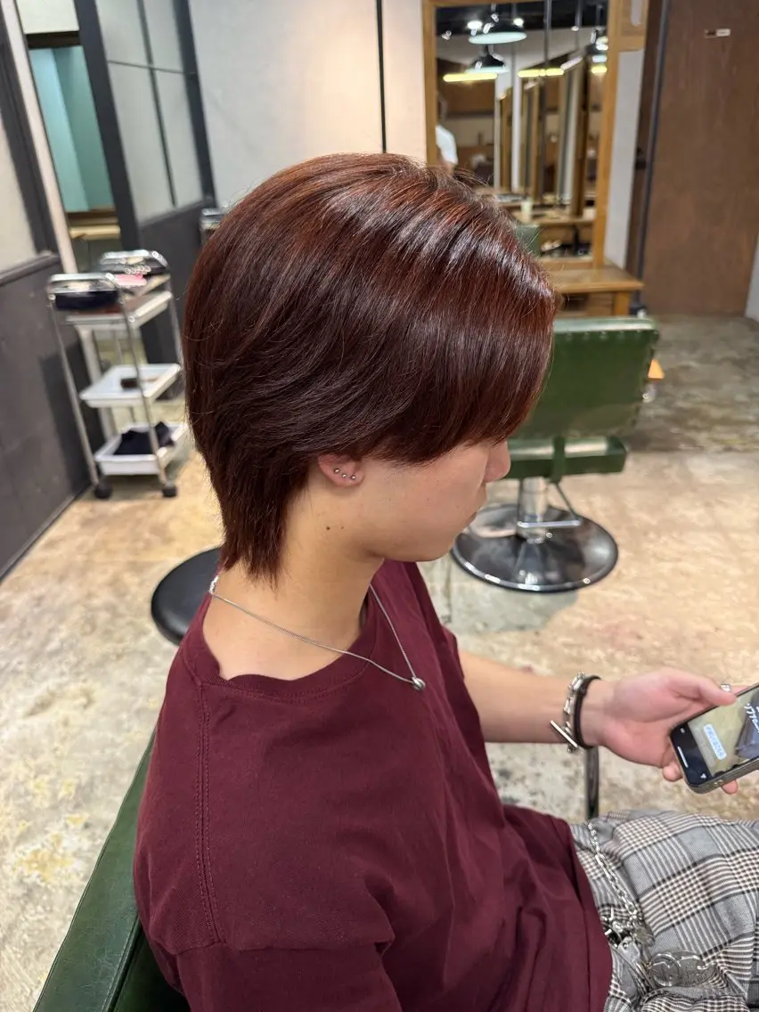 ショート メンズ T Hのヘアスタイル